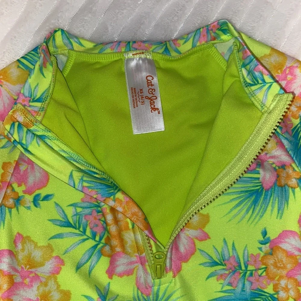 NWT Cat & Jack long sleeve swimsuit - Picture 6 of 6